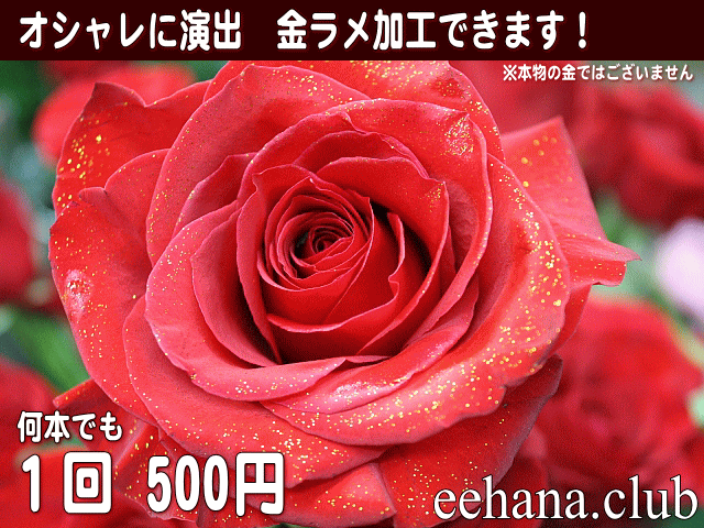 オシャレに演出!金ラメ加工出来ます!